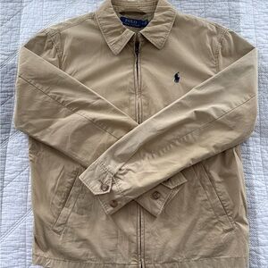 Polo by Ralph Lauren Men's Tan Windbreaker Jacket